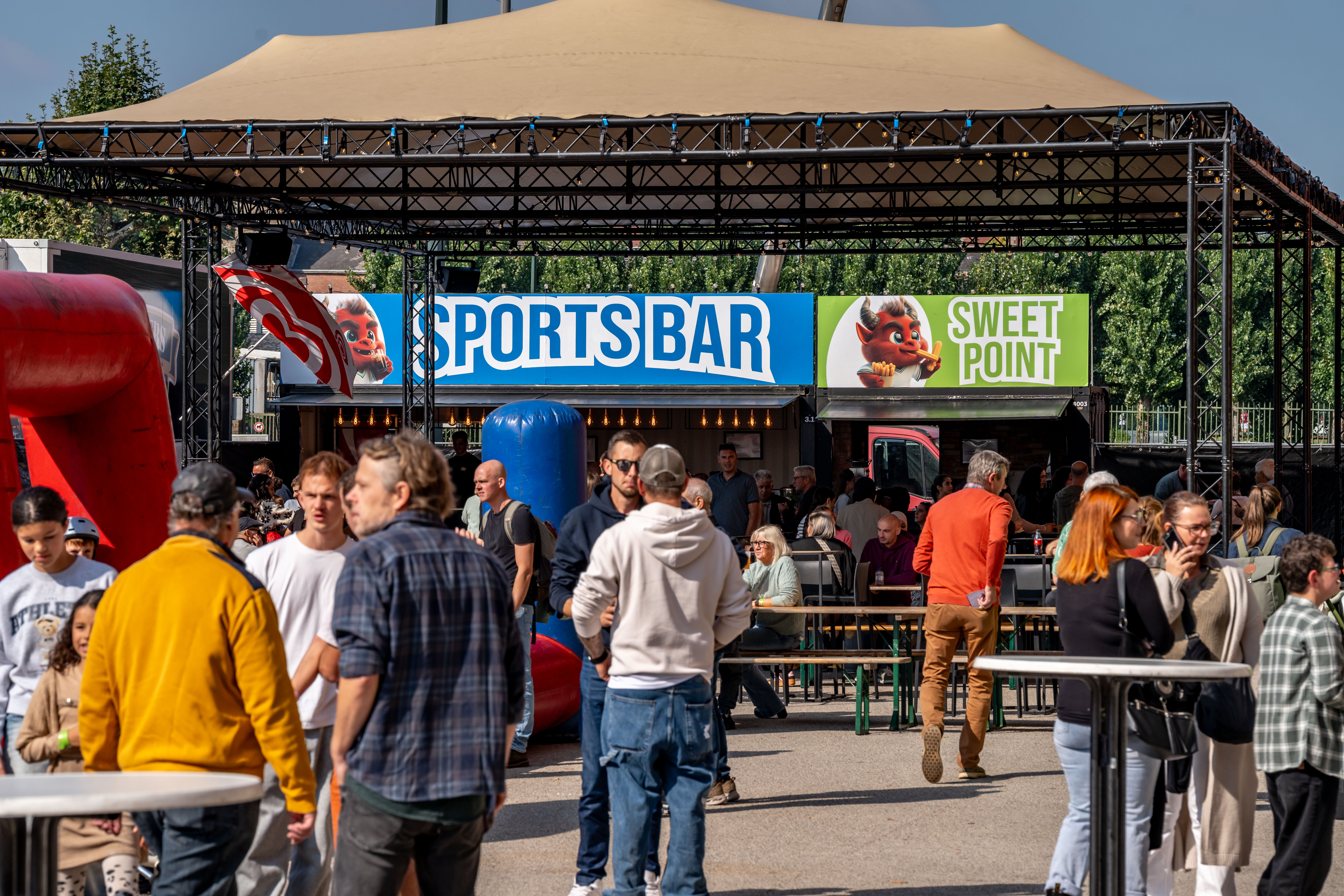 Cateringzone van de Krinkels Family Day 2025