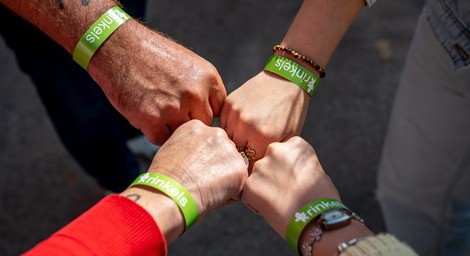 Medewerkers en familieleden tijdens de Krinkels Family Day 2025